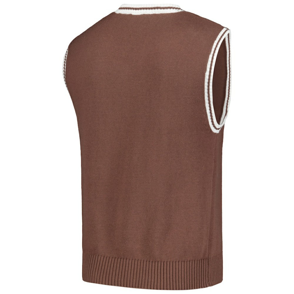 Boston Red Sox PLEASURES Knit V-Neck Pullover Sweater Vest - MLB Pullover