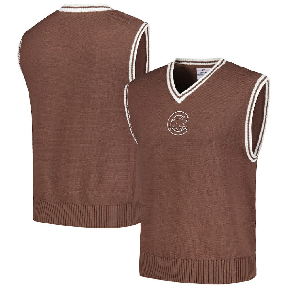Chicago Cubs PLEASURES Knit V-Neck Pullover Sweater Vest - MLB Pullover