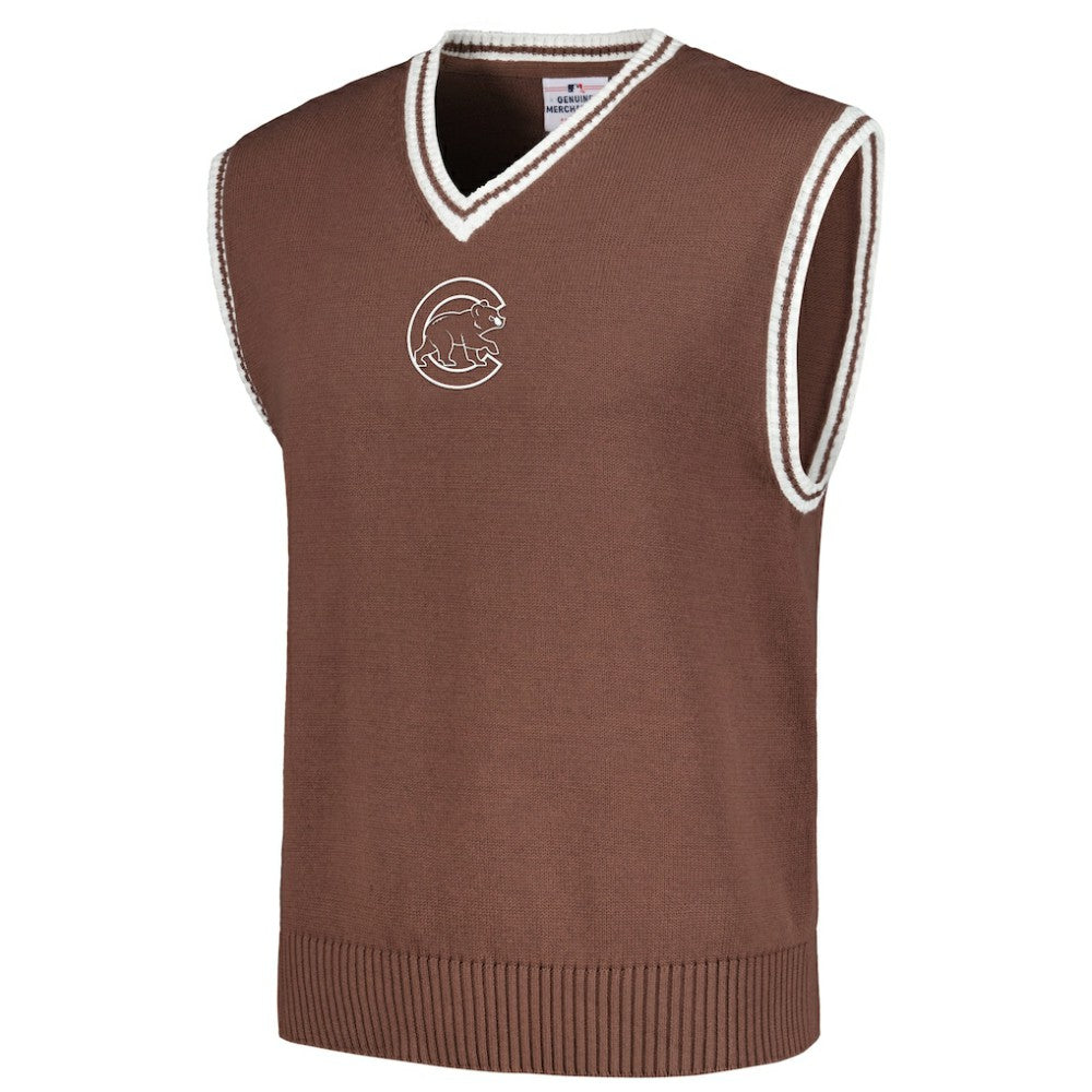 Chicago Cubs PLEASURES Knit V-Neck Pullover Sweater Vest - MLB Pullover