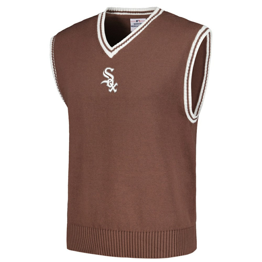 Chicago White Sox PLEASURES Knit V-Neck Pullover Sweater Vest - MLB Pullover