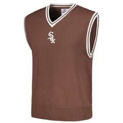 Chicago White Sox PLEASURES Knit V-Neck Pullover Sweater Vest - MLB Pullover