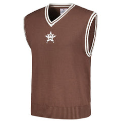 Houston Astros PLEASURES Knit V-Neck Pullover Sweater Vest - MLB Pullover