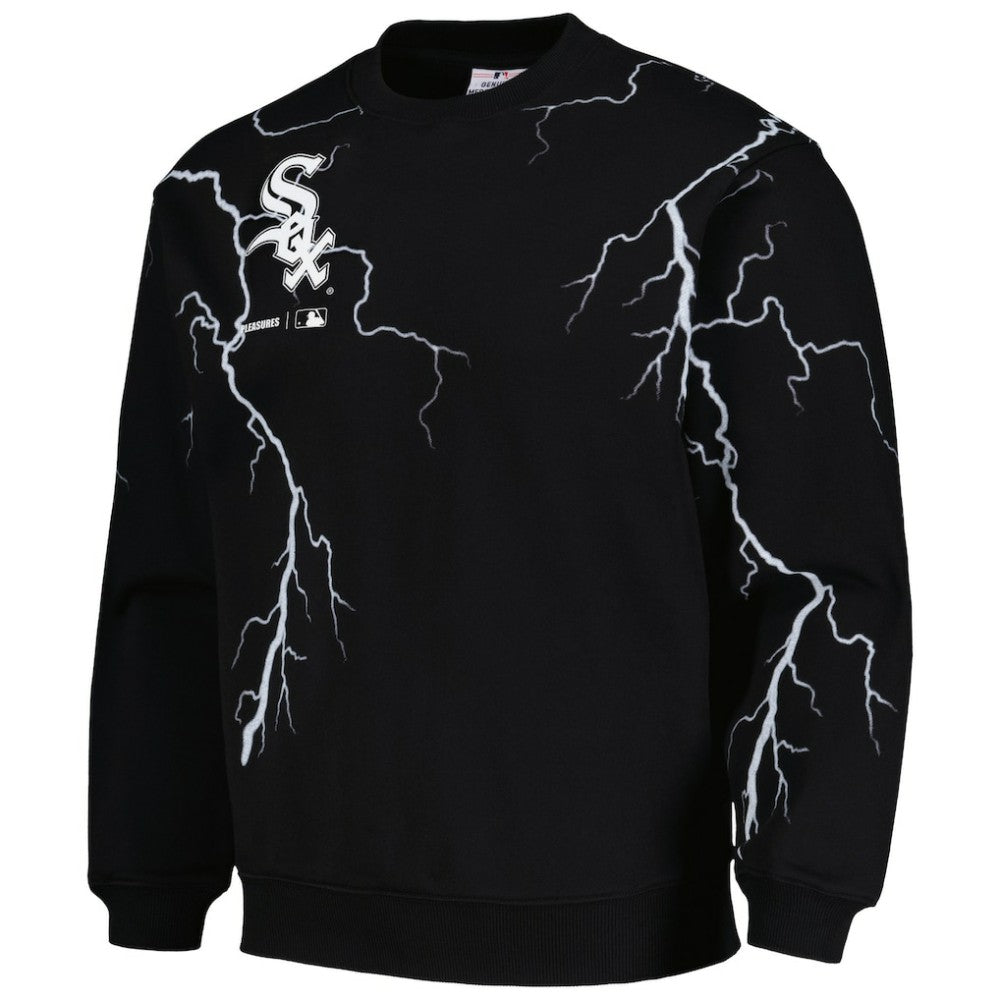 Chicago White Sox PLEASURES Lightning Crewneck Pullover Sweatshirt - MLB Pullover
