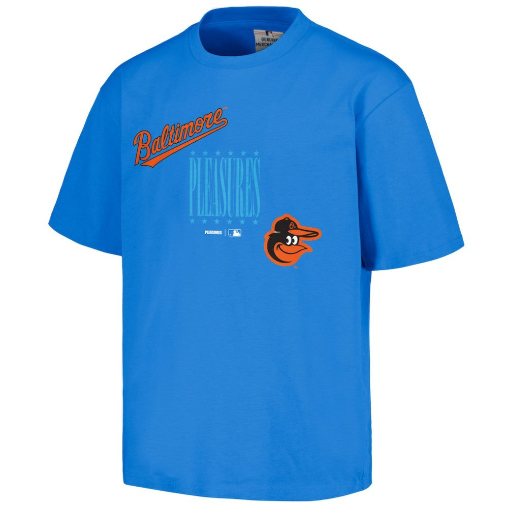 Baltimore Orioles PLEASURES Repurpose T-Shirt - MLB T-shirts