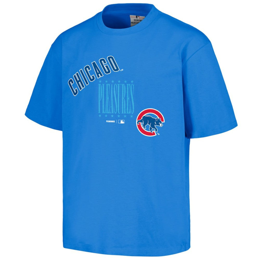 Chicago Cubs PLEASURES Repurpose T-Shirt - MLB T-shirts