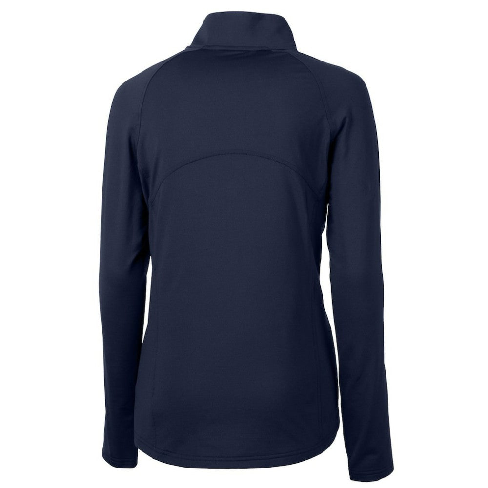 Boston Red Sox Cutter & Buck Women's Americana Logo Adapt Eco Knit Stretch Recycled Half-Zip Pullover Top - MLB Pullover