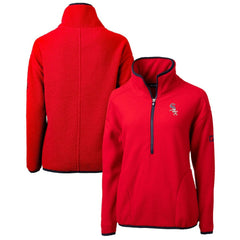 Chicago White Sox Cutter & Buck Women's Americana Logo Cascade Eco Sherpa Fleece Half-Zip Pullover Jacket - MLB Jackets
