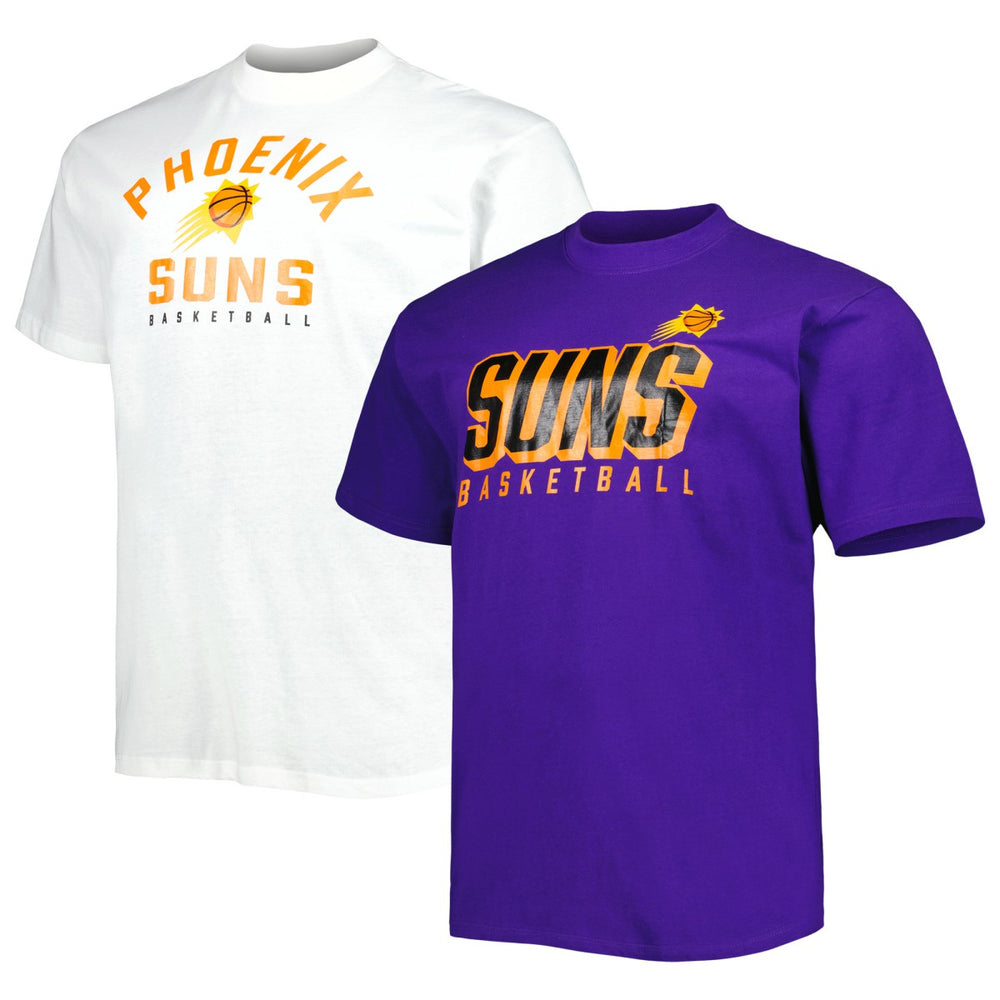 Purple/White Phoenix Suns Big & Tall Two-Pack T-Shirt Set | NBA