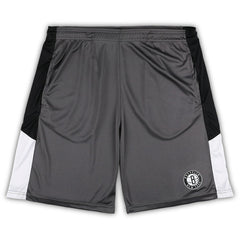 Gray Brooklyn Nets Big & Tall Shorts | NBA