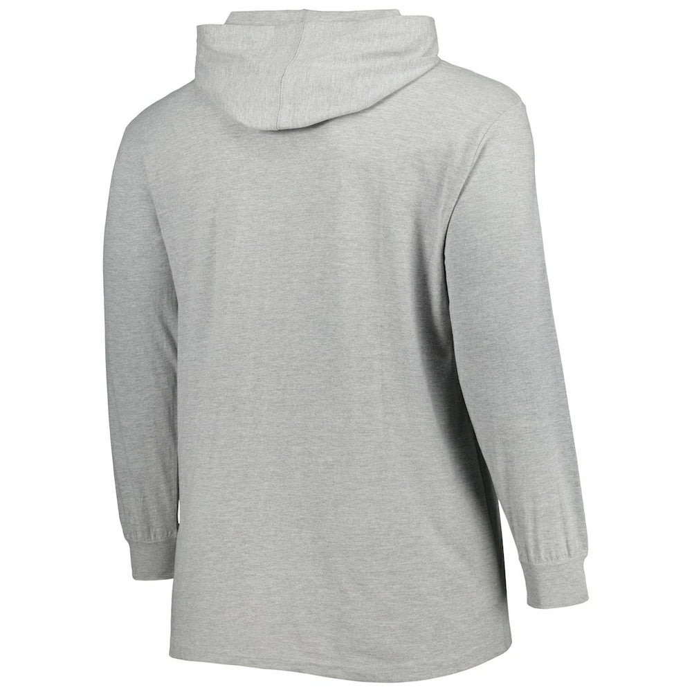 Heather Gray Philadelphia 76ers Big & Tall Pullover Hoodie | NBA