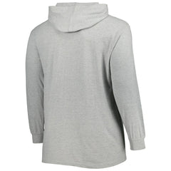 Heather Gray Philadelphia 76ers Big & Tall Pullover Hoodie | NBA