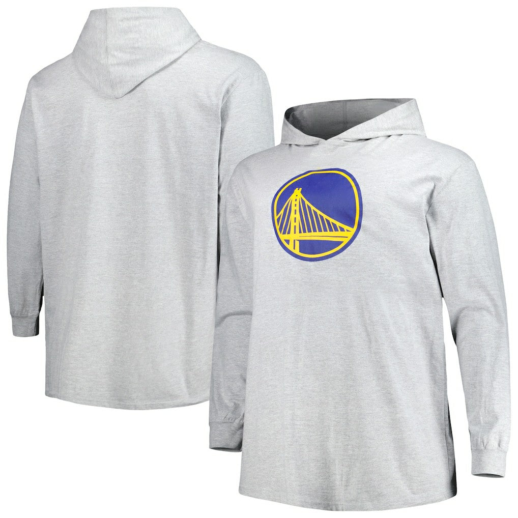 Heather Gray Golden State Warriors Big & Tall Pullover Hoodie sale | NBA