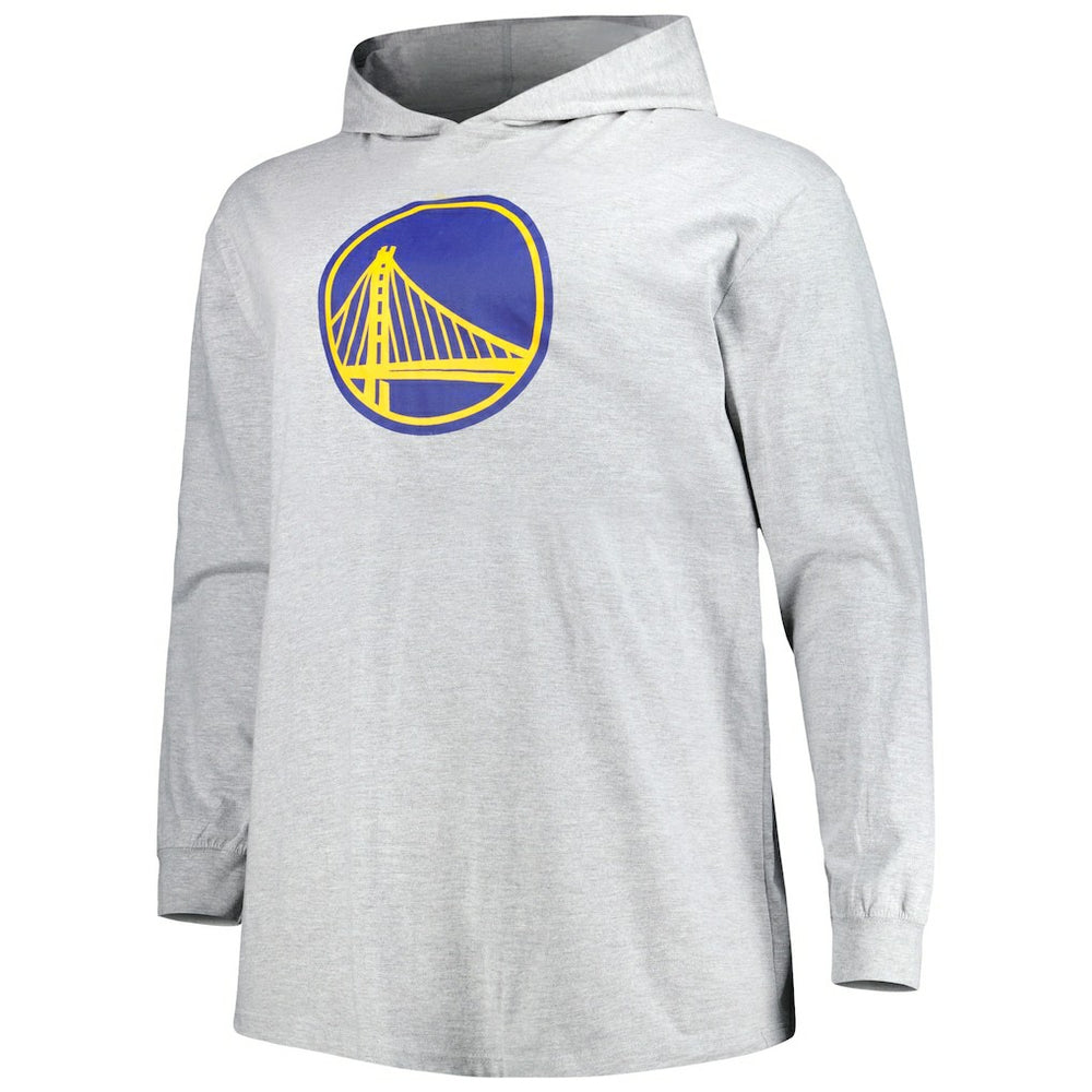 Heather Gray Golden State Warriors Big & Tall Pullover Hoodie sale | NBA