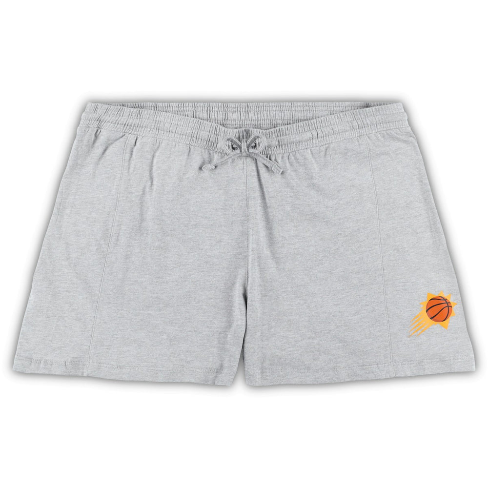 Purple/Heather Gray Phoenix Suns Women's Plus Size T-Shirt & Shorts Combo Set | NBA
