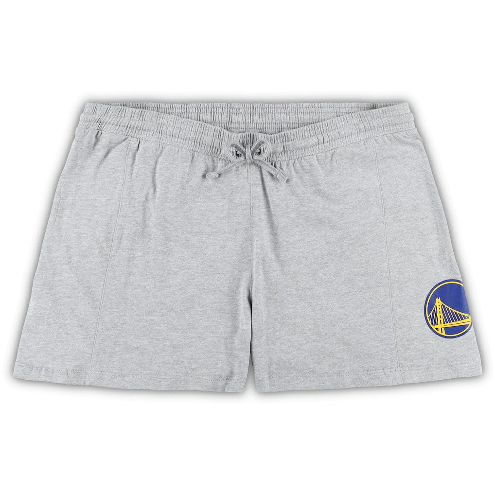 Royal/Heather Gray Golden State Warriors Women's Plus Size T-Shirt & Shorts Combo Set sale | NBA