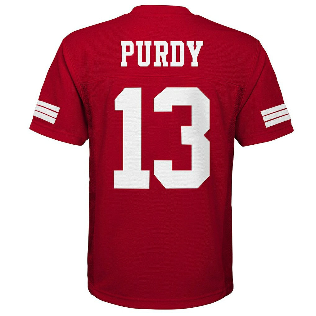 San Francisco 49ers Brock Purdy  Youth Replica Player Jersey | NFL Online