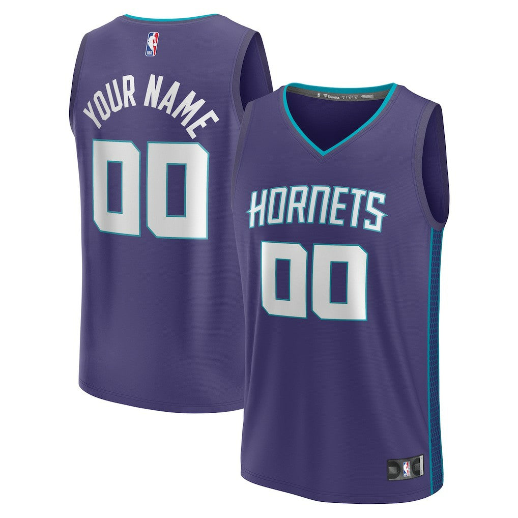 Purple Charlotte Hornets Fast Break Custom Jersey | NBA