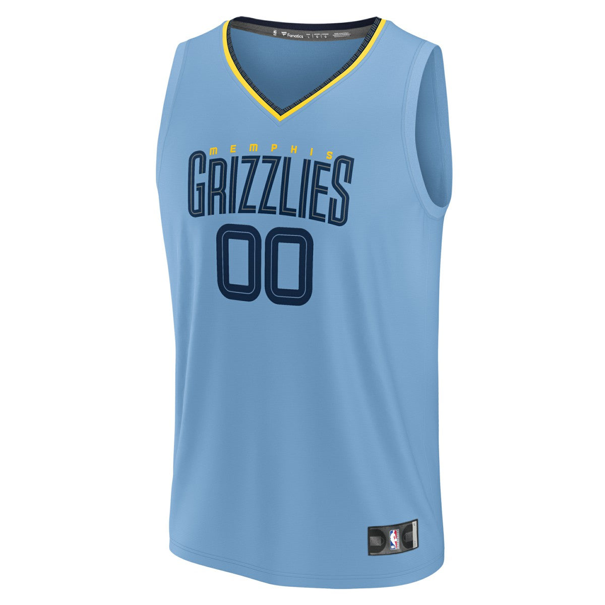 Light Blue Memphis Grizzlies Custom Fast Break Jersey | NBA