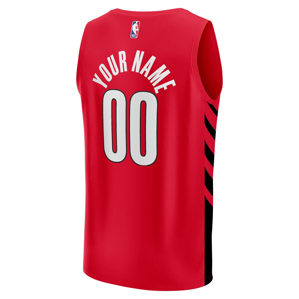 Red Portland Trail Blazers Fast Break Custom Replica Jersey | NBA
