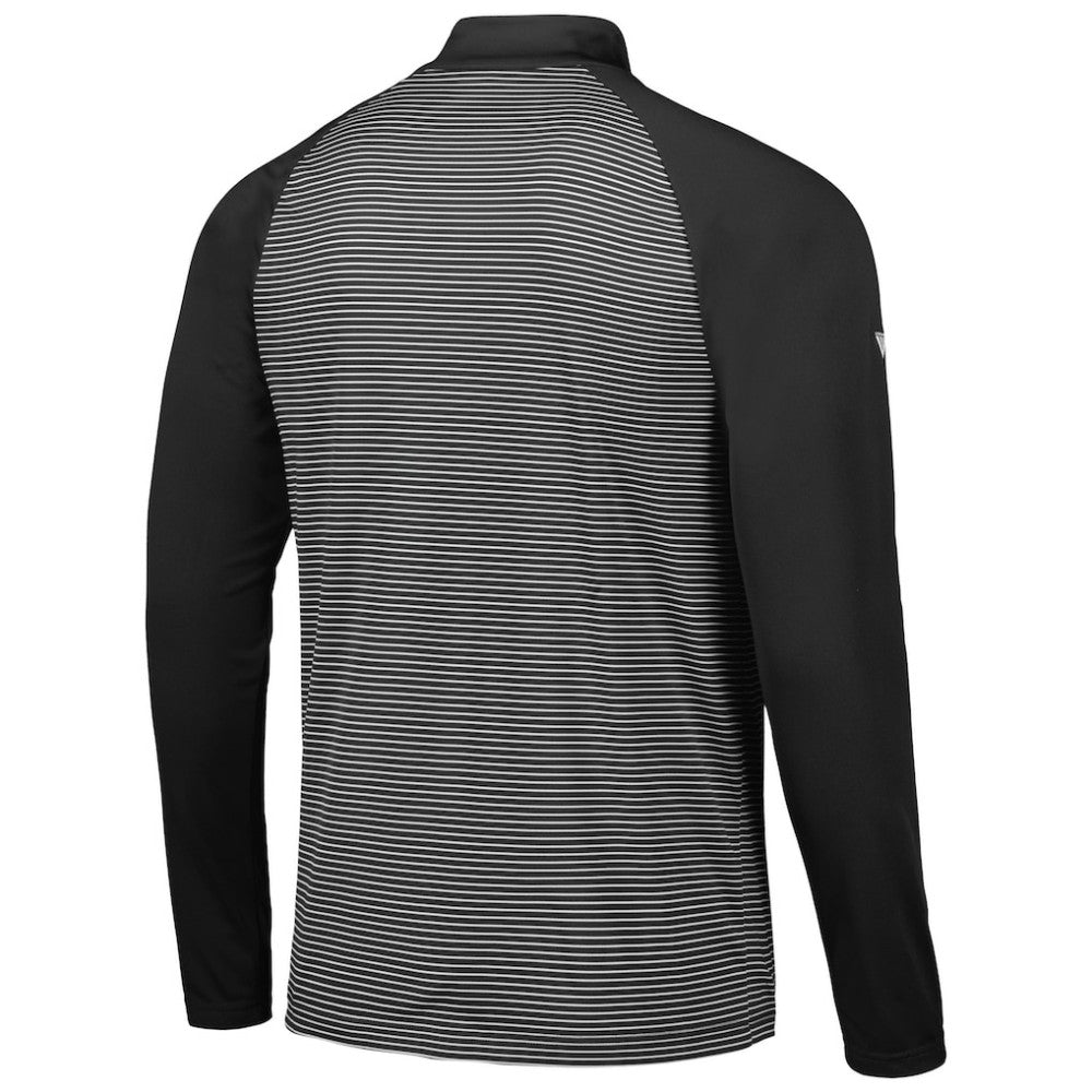 Chicago White Sox Levelwear Charter Striped Raglan Quarter-Zip Top - MLB Tops