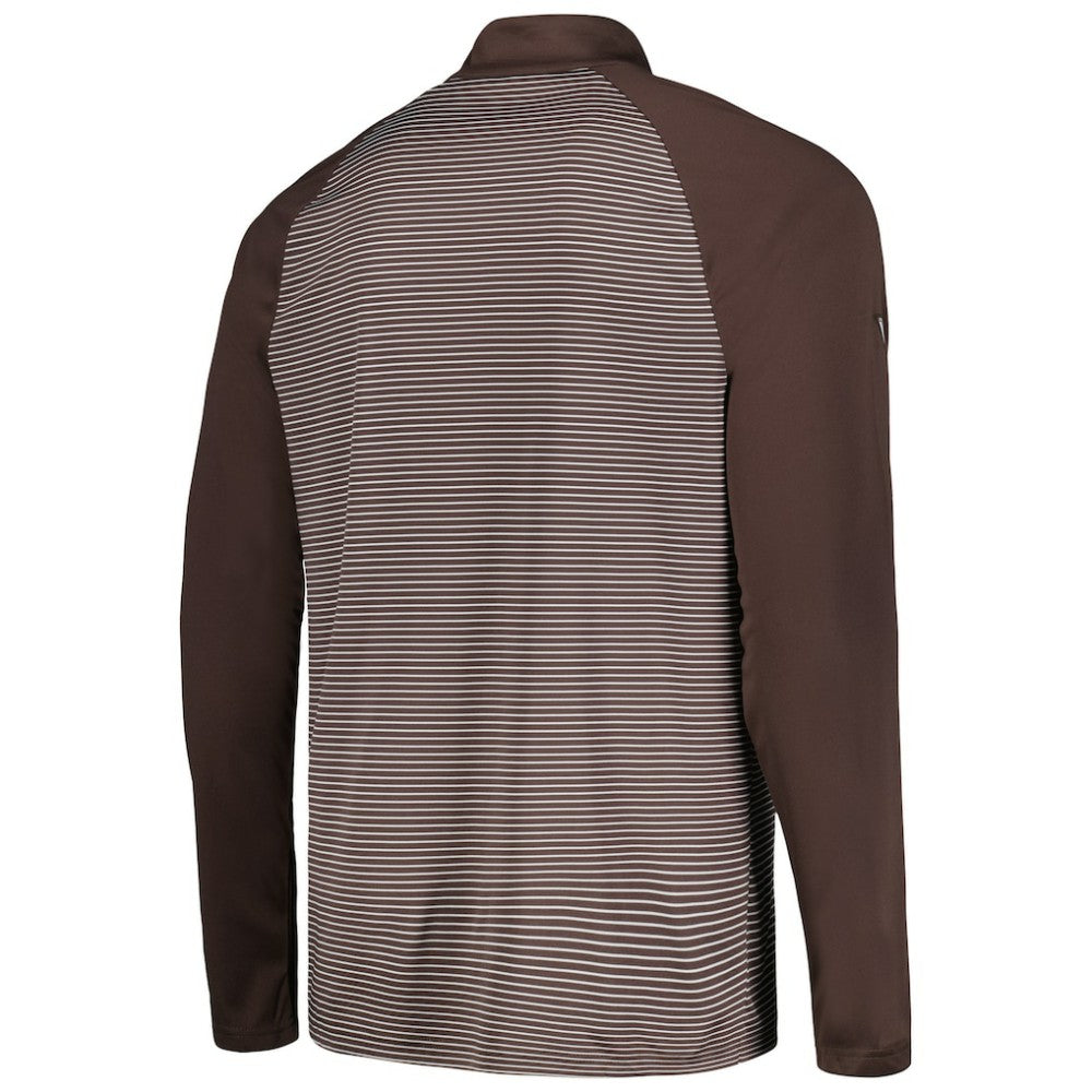 San Diego Padres Levelwear Charter Striped Raglan Quarter-Zip Top - MLB Tops