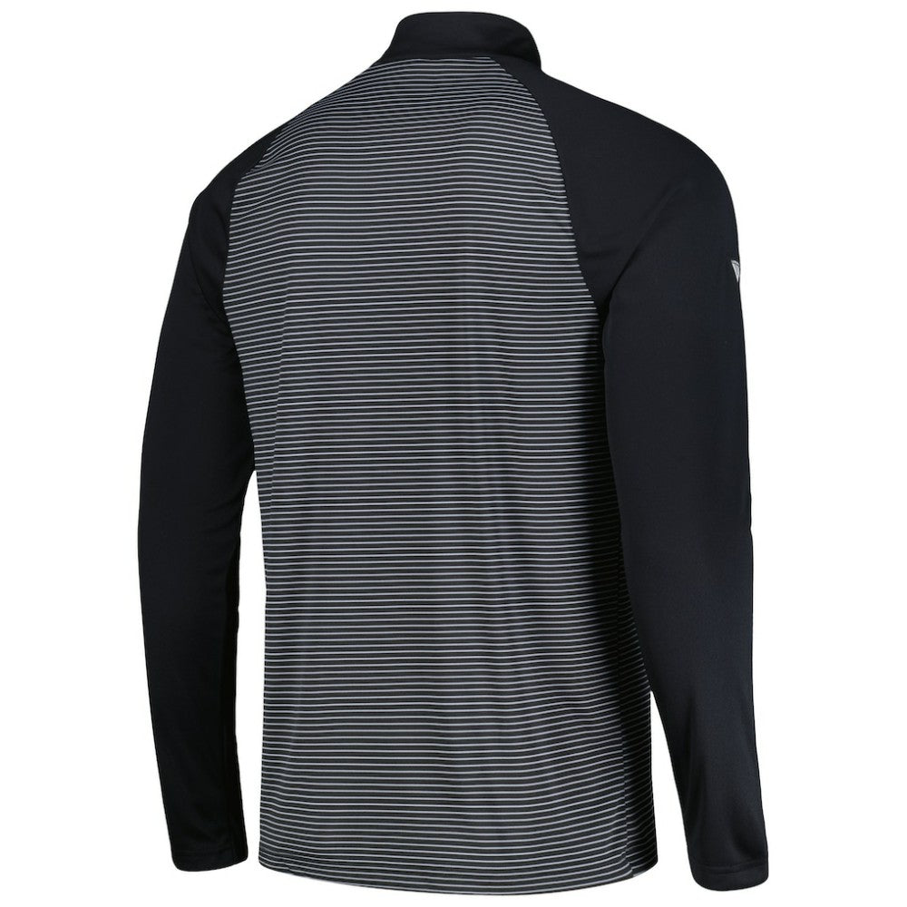 San Francisco Giants Levelwear Charter Striped Raglan Quarter-Zip Top - MLB Tops