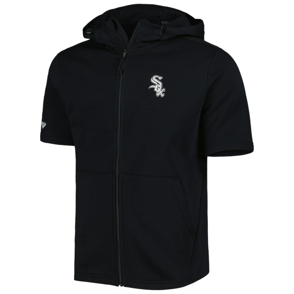 Chicago White Sox Levelwear Recruit Full-Zip Short Sleeve Hoodie - MLB Hoodies