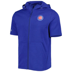 Chicago Cubs Levelwear Recruit Full-Zip Short Sleeve Hoodie - MLB Hoodies