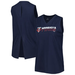 Minnesota Twins Levelwear Women's Paisley Chase V-Neck Tank Top - MLB Tanks