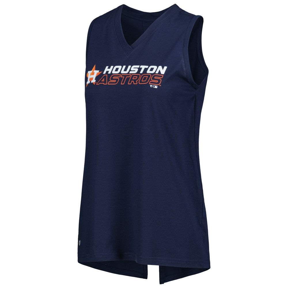 Houston Astros Levelwear Women's Paisley Chase V-Neck Tank Top - MLB Tanks