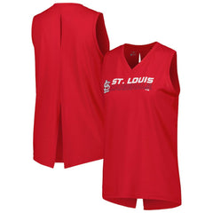 St. Louis Cardinals Levelwear Women's Paisley Chase V-Neck Tank Top - MLB Tanks