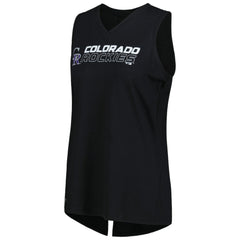 Colorado Rockies Levelwear Women's Paisley Chase V-Neck Tank Top - MLB Tanks