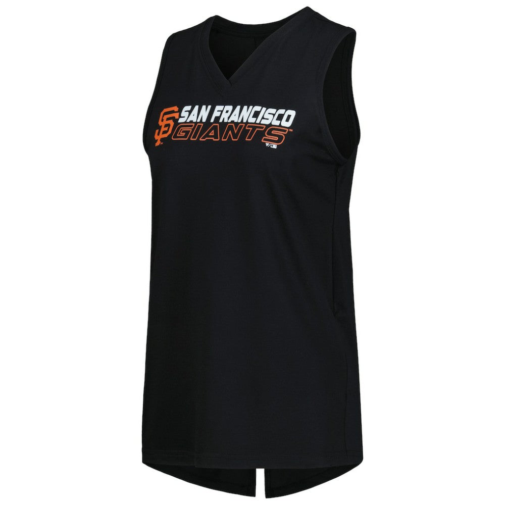 San Francisco Giants Levelwear Women's Paisley Chase V-Neck Tank Top - MLB Tanks