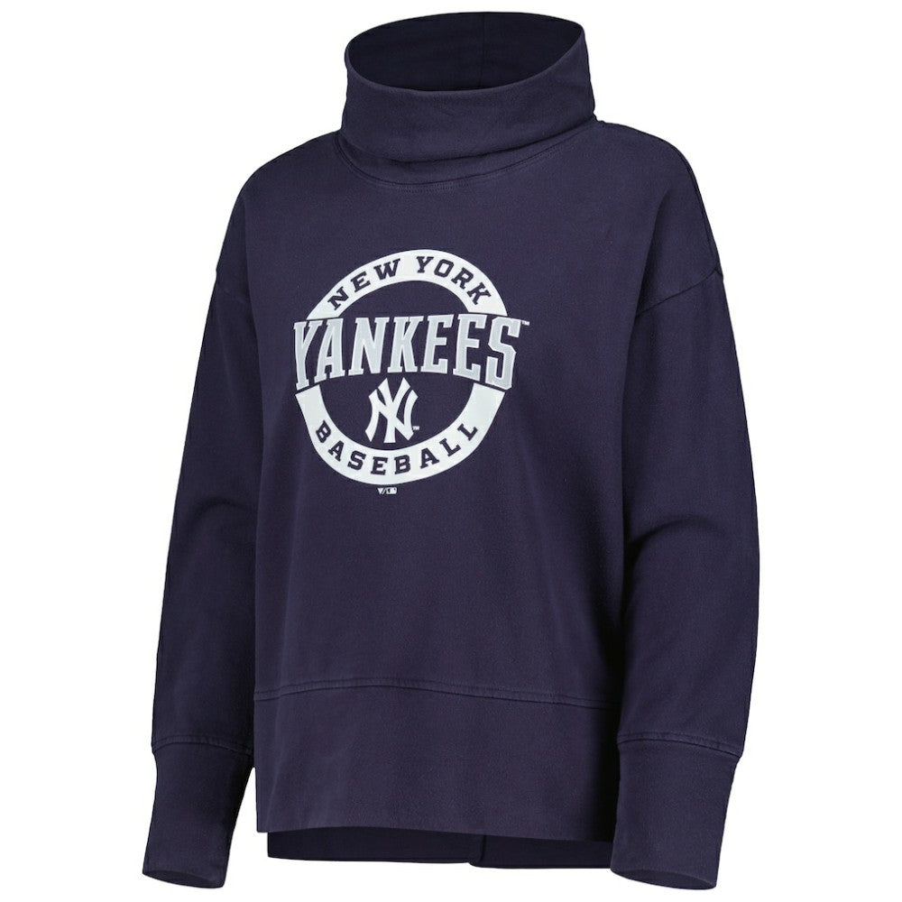 New York Yankees Levelwear Women's Sunset Farm Team Pullover Sweatshirt - MLB Pullover