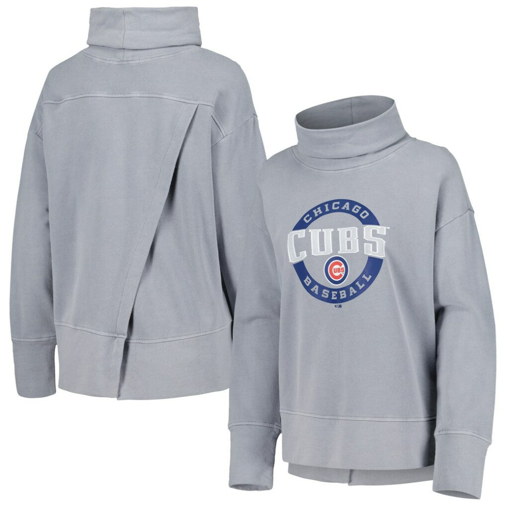 Chicago Cubs Levelwear Women's Sunset Farm Team Pullover Sweatshirt - MLB Pullover