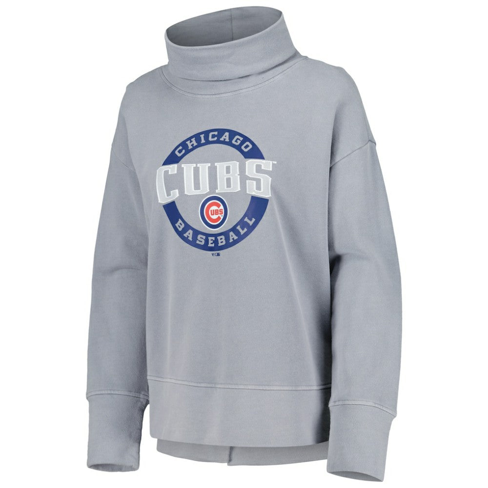 Chicago Cubs Levelwear Women's Sunset Farm Team Pullover Sweatshirt - MLB Pullover
