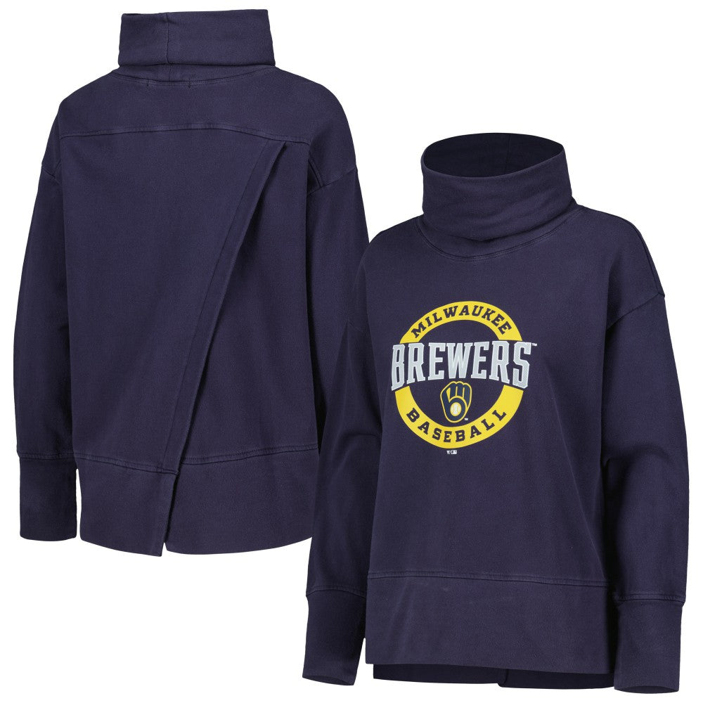 Milwaukee Brewers Levelwear Women's Sunset Farm Team Pullover Sweatshirt - MLB Pullover