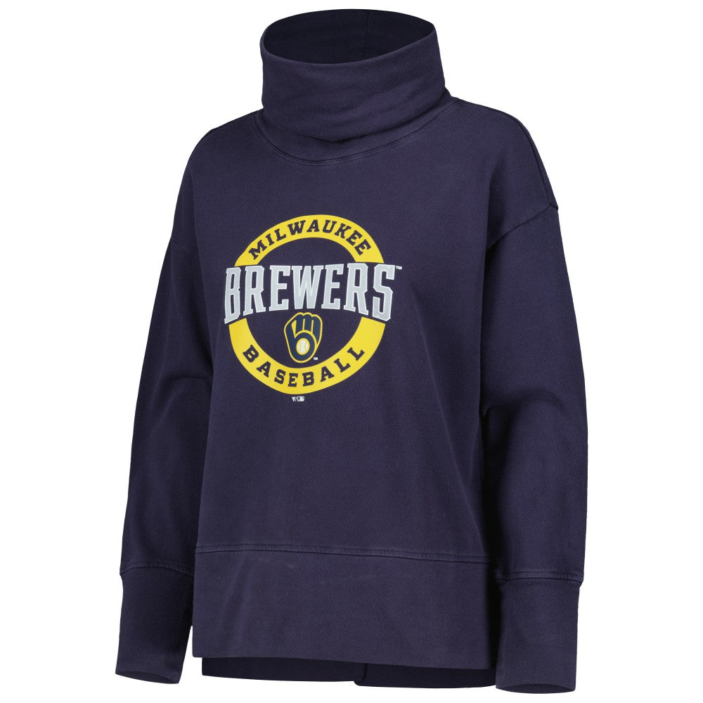 Milwaukee Brewers Levelwear Women's Sunset Farm Team Pullover Sweatshirt - MLB Pullover