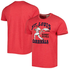 Albert Pujols St. Louis Cardinals Homage Illustration Tri-Blend T-Shirt - MLB T-shirts
