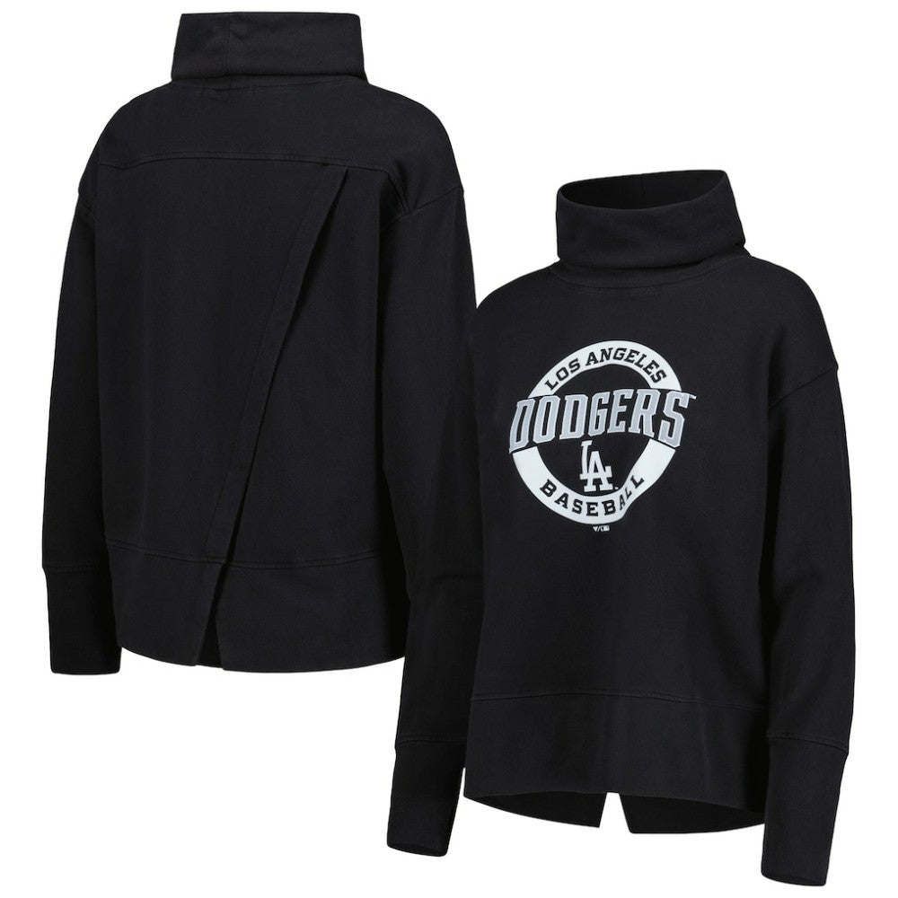 Los Angeles Dodgers Levelwear Women's Sunset Farm Team Pullover Sweatshirt - MLB Pullover