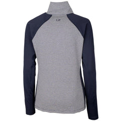 Minnesota Twins Cutter & Buck Women's DryTec Forge Tonal Stripe Stretch Half-Zip Top - MLB Tops