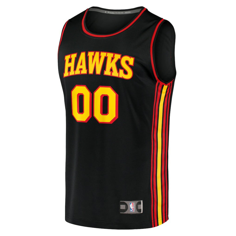 Black Atlanta Hawks Youth Fast Break Replica Custom Jersey | NBA