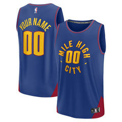 Blue Denver Nuggets Youth Fast Break Replica Custom Jersey sale | NBA