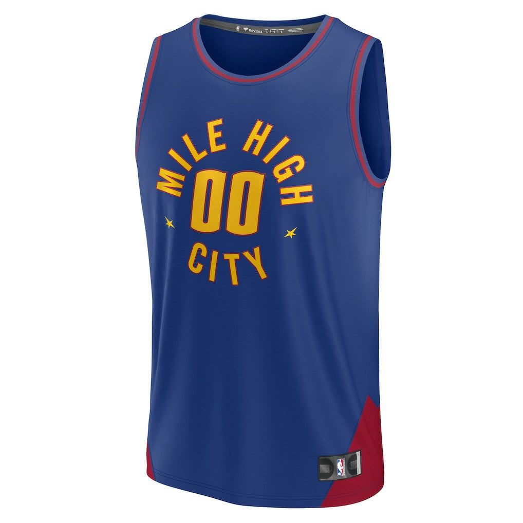 Blue Denver Nuggets Youth Fast Break Replica Custom Jersey sale | NBA