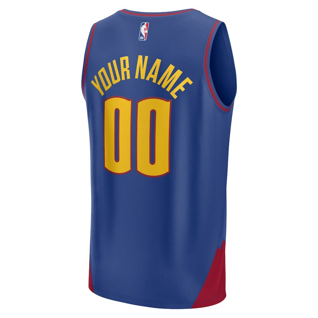 Blue Denver Nuggets Youth Fast Break Replica Custom Jersey sale | NBA