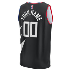 Black LA Clippers Youth Fast Break Replica Custom Jersey | NBA