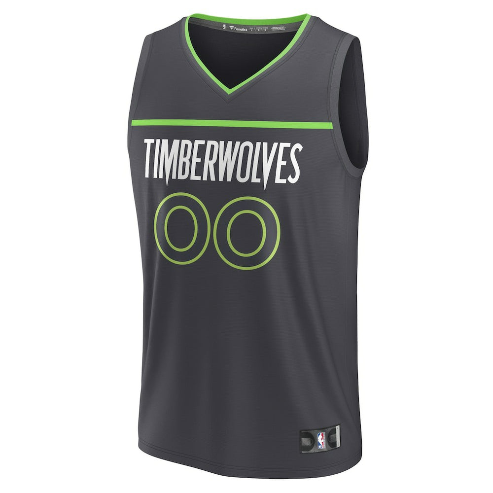 Black Minnesota Timberwolves Youth Custom Fast Break Jersey | NBA