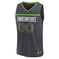 Black Minnesota Timberwolves Youth Custom Fast Break Jersey | NBA