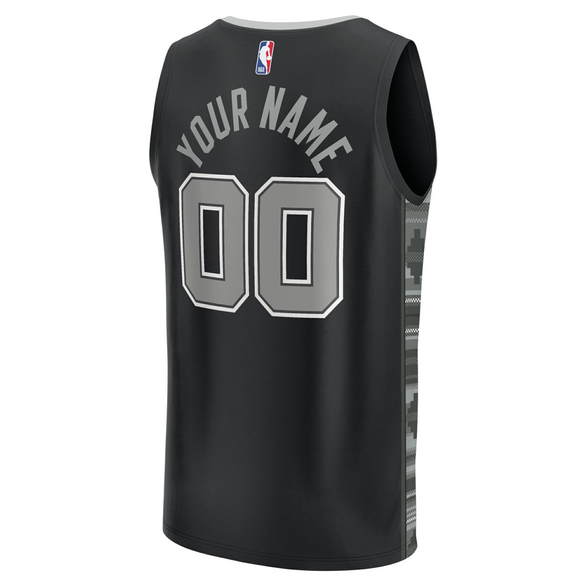 Black San Antonio Spurs Youth Fast Break Replica Custom Jersey | NBA