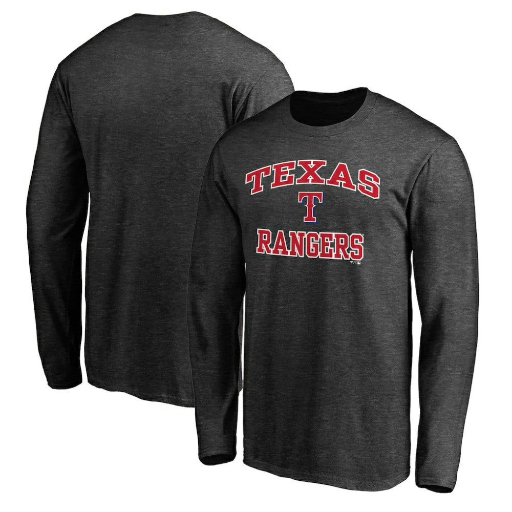 Texas Rangers Heart & Soul Team Long Sleeve T-Shirt - MLB T-shirts